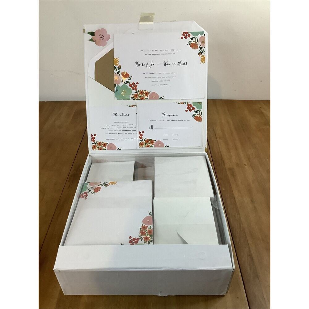 NIB 30 Sets Celebrate It Wedding Invitation Kit